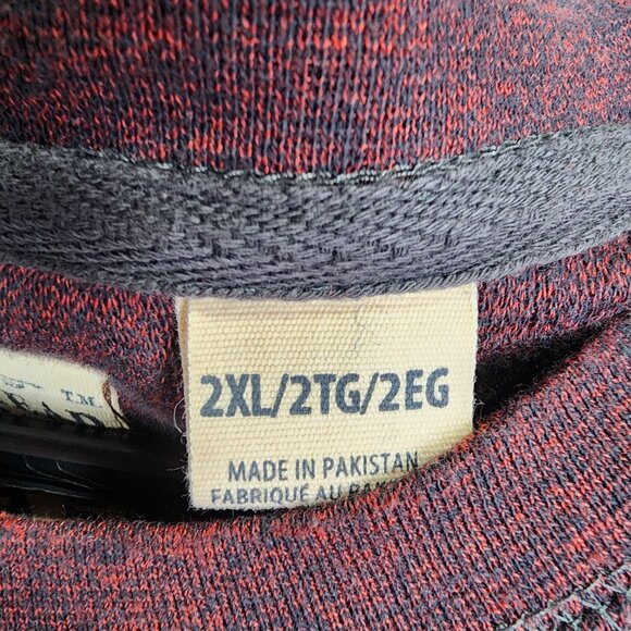 Mens Red Head Brand Co Burgundy Sweater Crewneck Long Sleeve Size 2XL - Picture 4 of 9